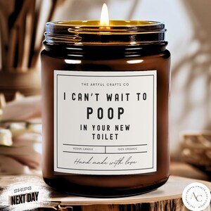 Funny New Home Candle Housewarming Candle New Home Gift Funny Gift for Friend Housewarming Gift Joke Candle First Home Gift New Home Present
