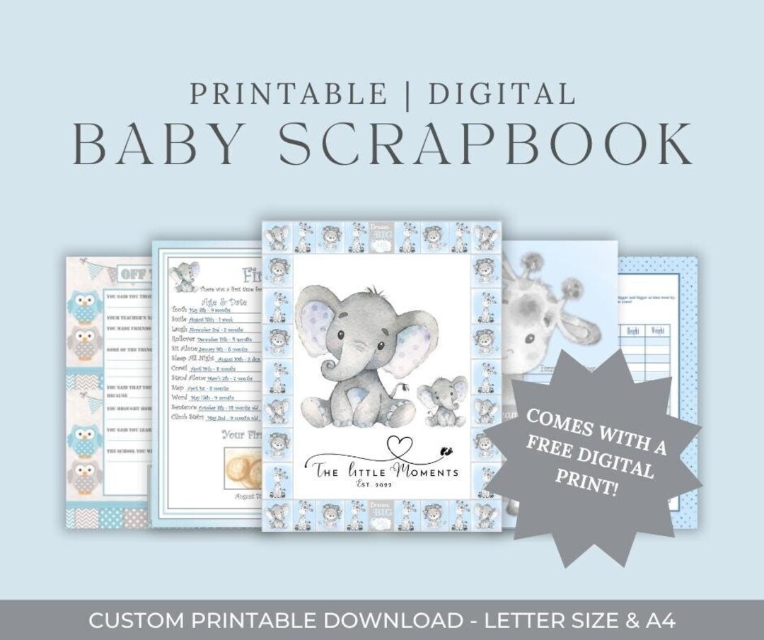 Baby Book, Memory Book, Pregnancy Journal, First Years, Baby Memory