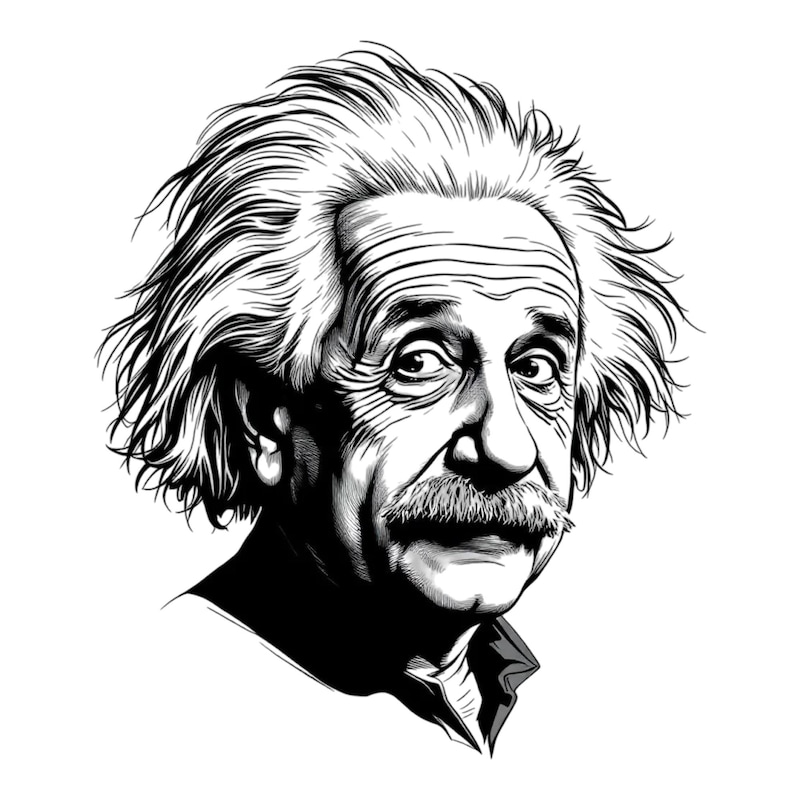 Albert Einstein Design - Etsy