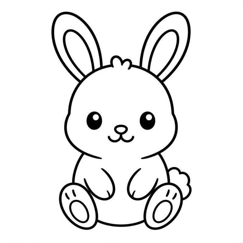 Baby Bunnies Drawing - Etsy