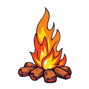 Fogata SVG/PNG Clipart - Uso comercial gratuito