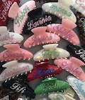 Personalized Hair Claw,Hair Clips, Hair Barrettes,Diamont Hair Claw, Hair accessories,Custom name Hair clips,Hair Claw, Princess's gift