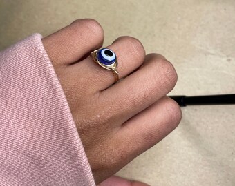 Evil Eye Ring - Etsy