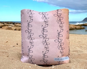 Orange Flower Lei Shoulder Tote Cute Beach Bag Gift