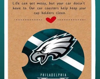 Philadelphia Eagles Car Coasters