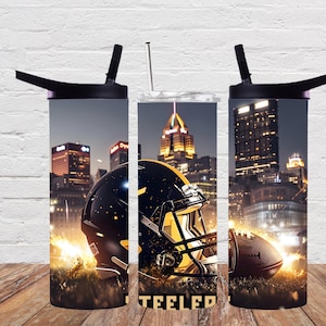 Pittsburgh Steelers 20oz Tumbler with Dual Lids