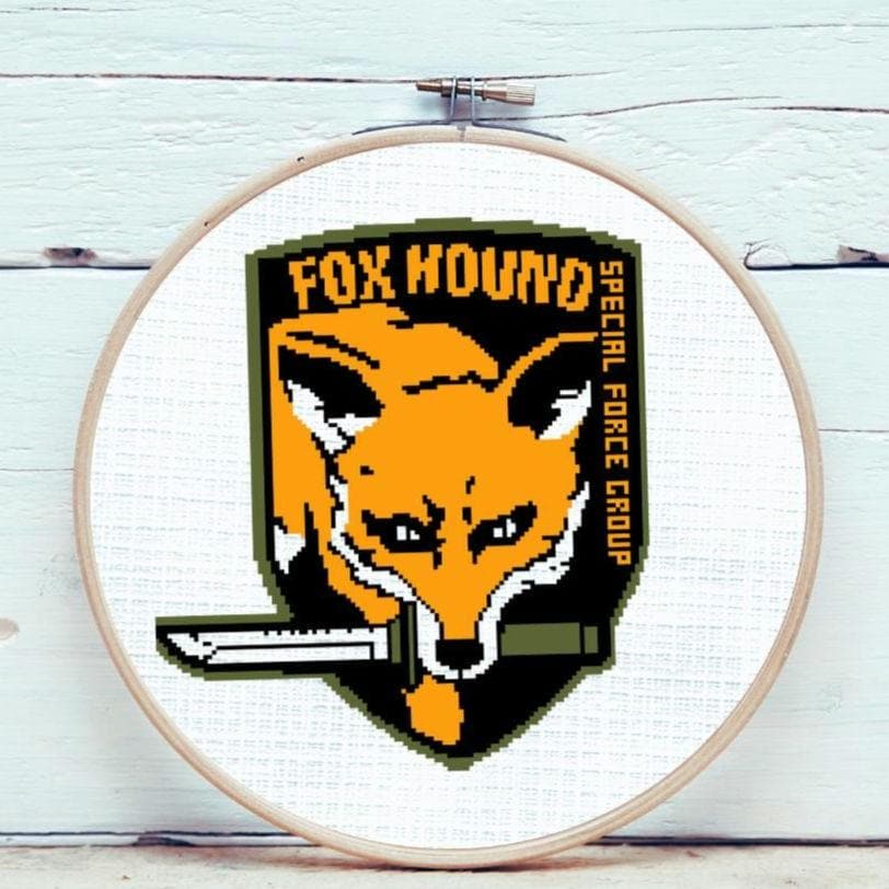 FOX HOUNDロゴ ランチケース L GEAR コナミスタイル限定 Amazon.com: Metal Gear Solid MGS Snake Foxhound Patch (Hook