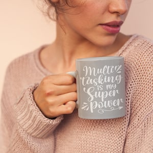 Svg-bestand voor vrouwenemancipatie | Multitasken is mijn superkracht SVG | Inspirerende svg png voor shirts | Multitasking svg png voor Cricut