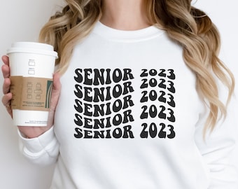 Senior 2023 Wave SVG, Senior 2023 SVG, 2023 Senior svg, senior shirt svg, senior year high school shirt cut file, seniors svg, png jpg