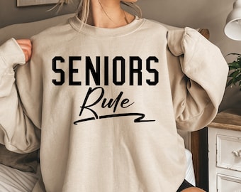 Seniors Rule SVG, Senior 2023 SVG, 2023 Senior svg, senior shirt svg, senior year high school shirt cut file, seniors svg, png jpg