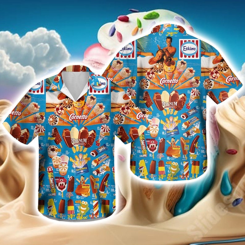 Discover Hawaiian Shirt Summer,Hawaiian Shirt Ice Cream Hawaiian Shirt