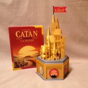 Catan Trophy Digital STL & Bambu 3MF Files for 3D Printing - Settlers of Catan
