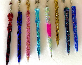 Writing Pen Handmade Resin Pens With Charms Fun Unique Pens