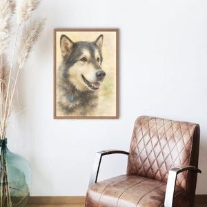 Custom Pet Portrait | Watercolor Pet Painting from Photo | Digital Dog & Cat Portrait | Personalized Pet Memorial Gift | Pet Drawing Print