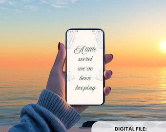 Modèle vidéo de révélation du genre | C'est un garçon / C'est une fille | Modèle de toile modifiable | Bobine Instagram TikTok | Téléchargement numérique