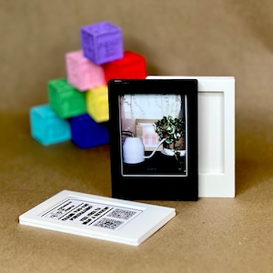 Instax Mini Polaroid Rahmen mit Unterseite gefüllt