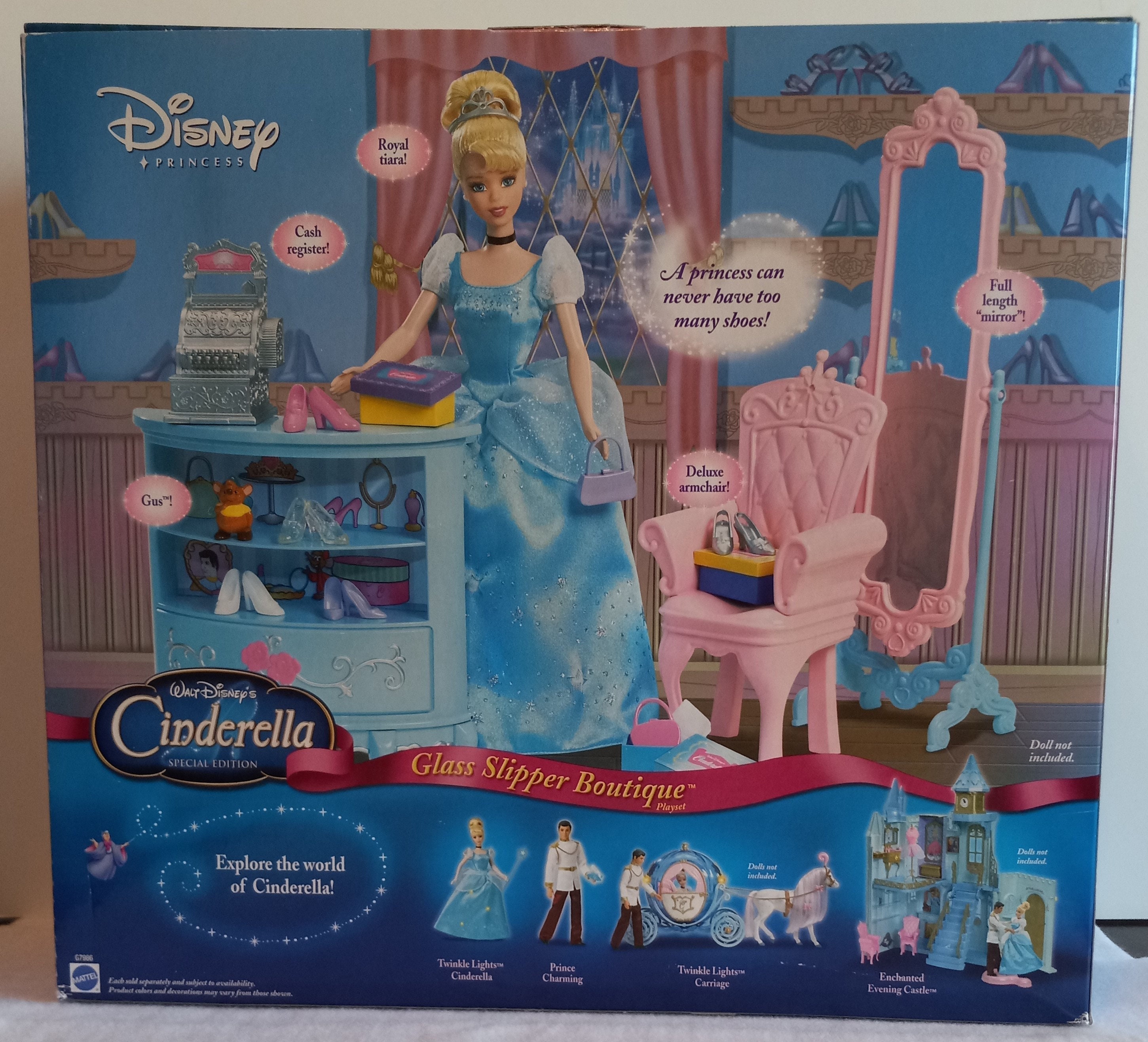 Disney's Cinderella Glass Slipper Boutique by Mattel 