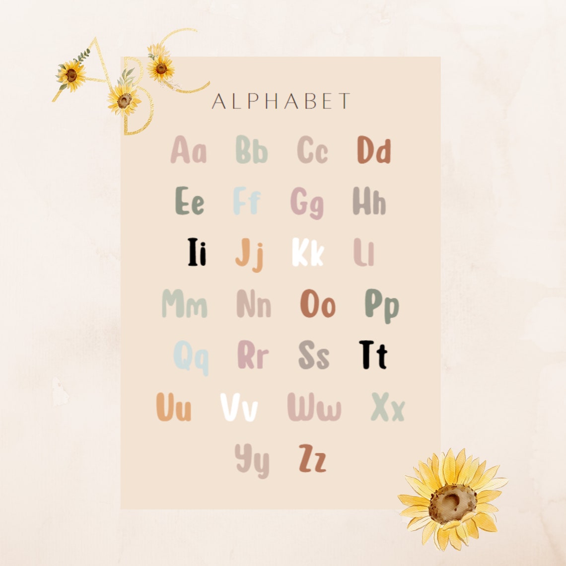 Educational Pre-school Printable Bundle Collection Alphabet - Etsy