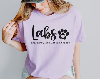 Lab Mom Shirt, Labrador Retriever Crop Top Tshirt, Dog Lover Tee, Dog Owner T Shirt, Labrador Mama Tee, Lab Dog Gifts, Labrador Mama