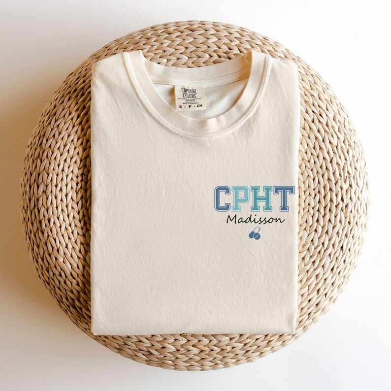 Personalized Pharmacy Tech Shirt, Comfort Colors® Pharmacy Technician