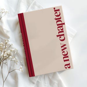 Regalo para un nuevo trabajo, diario personalizado para nuevos comienzos, regalo de felicitación para un compañero de trabajo, regalo para un cambio de carrera, cuaderno para un nuevo capítulo.