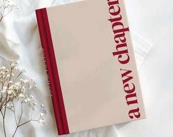 New Job Gift, Personalized Journal for New Beginnings, Congratulations Gift for Coworker, Career Change Gift, New Chapter Notebook