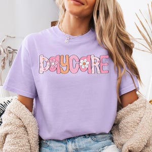 Daycare Teacher Shirt, Comfort Colors Day Care Teacher Shirt, Daycare Teacher Team Tshirt, Childcare Teacher Shirt, Teacher Appreciation