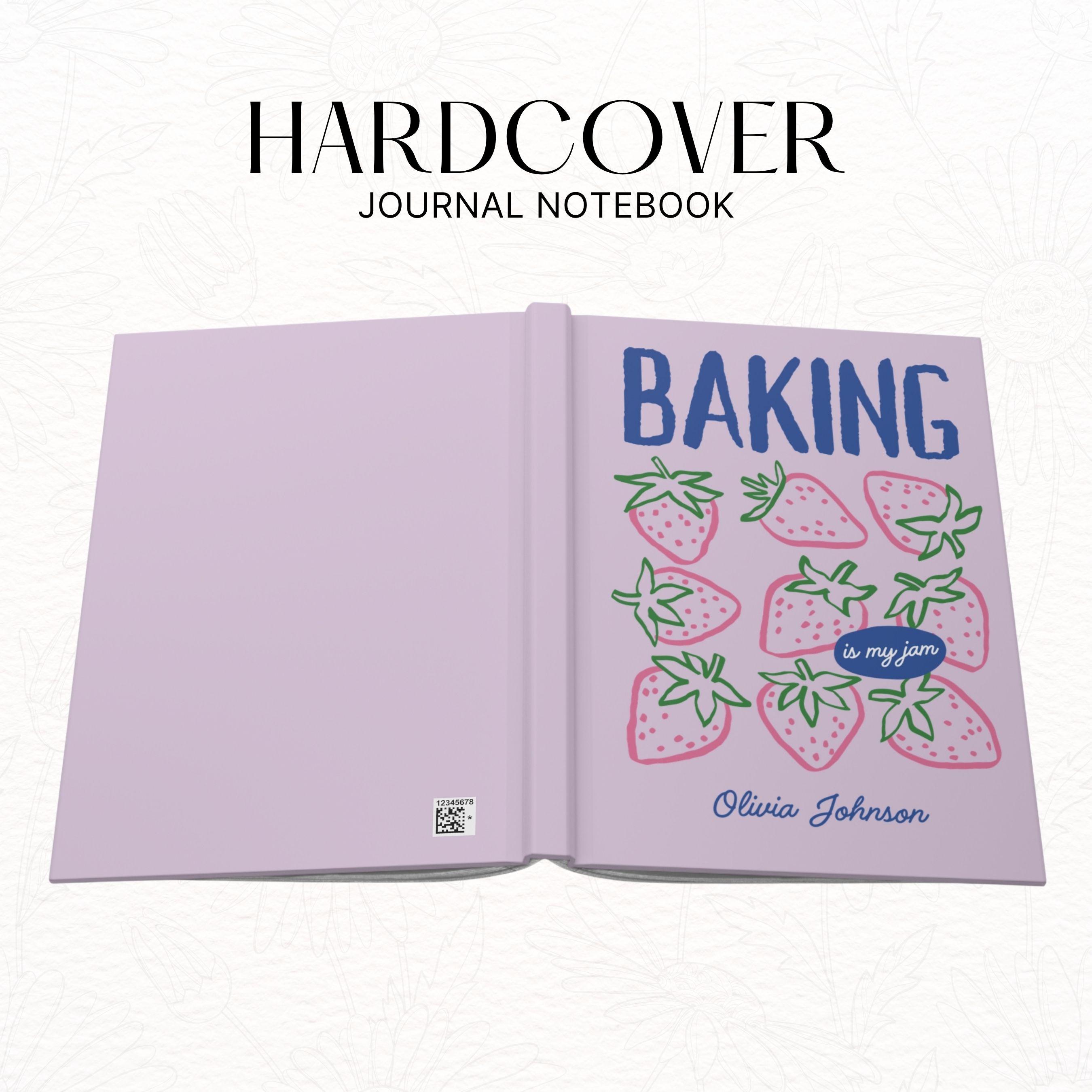 Baking Journal Notebook, Personalized Name Baking Lover Gift - Etsy