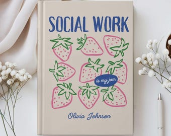 Social Work Journal, Personalized Social Worker Gift Notebook