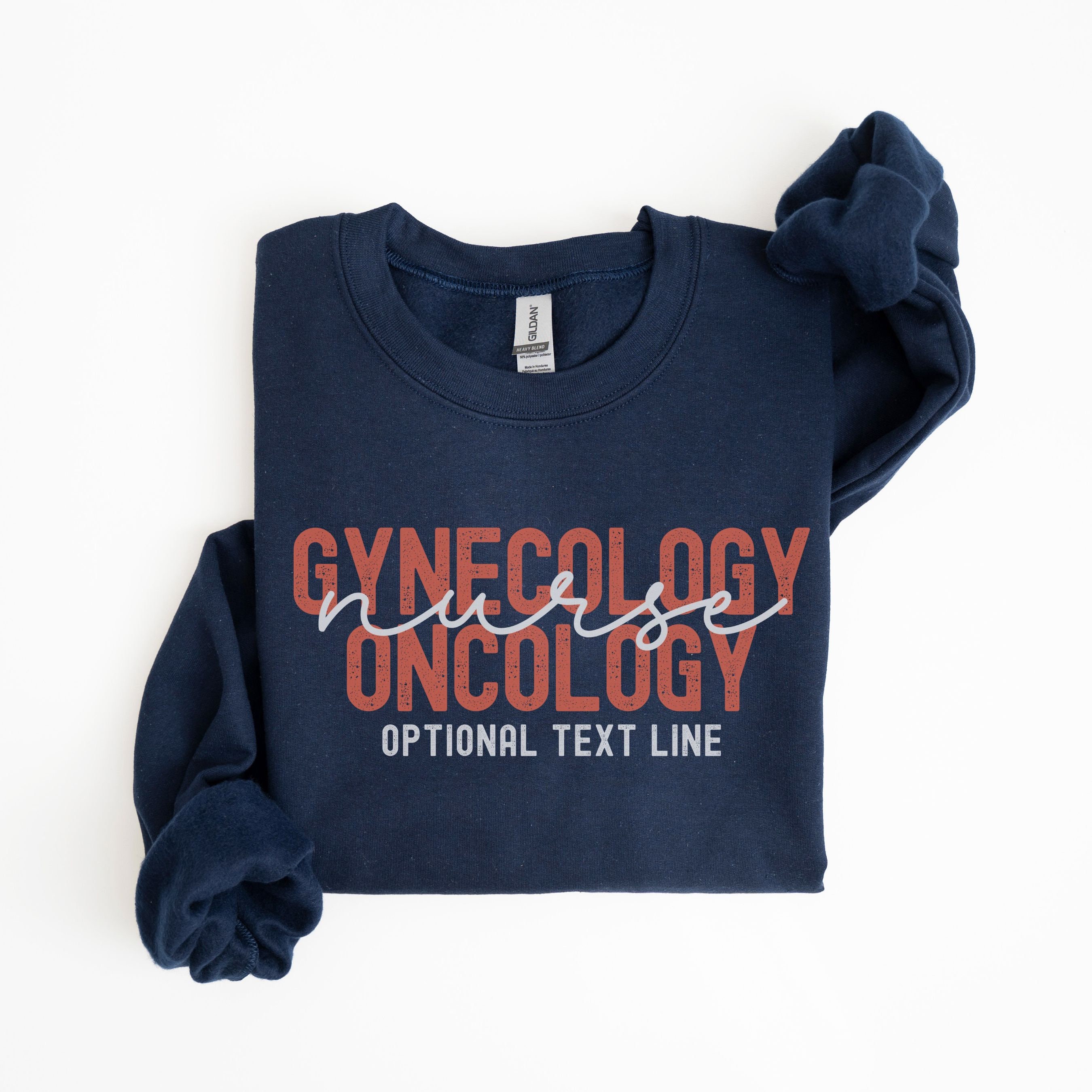Personalized Gynecology Oncology Nurse Sweatshirt, Custom Gyn Onc Nurse ...