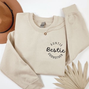 Godmother Sweatshirt, Godmother Proposal Crewneck Sweater, Godmother Gift from Godson, Godmama Sweater, Auntie Bestie Gift from Goddaughter