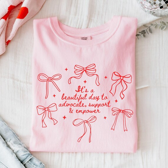 Social Worker Shirt, School Social Worker Gift for LSW MSW LMSW Lcsw, Coquette Bows Comfort Colors Tshirt