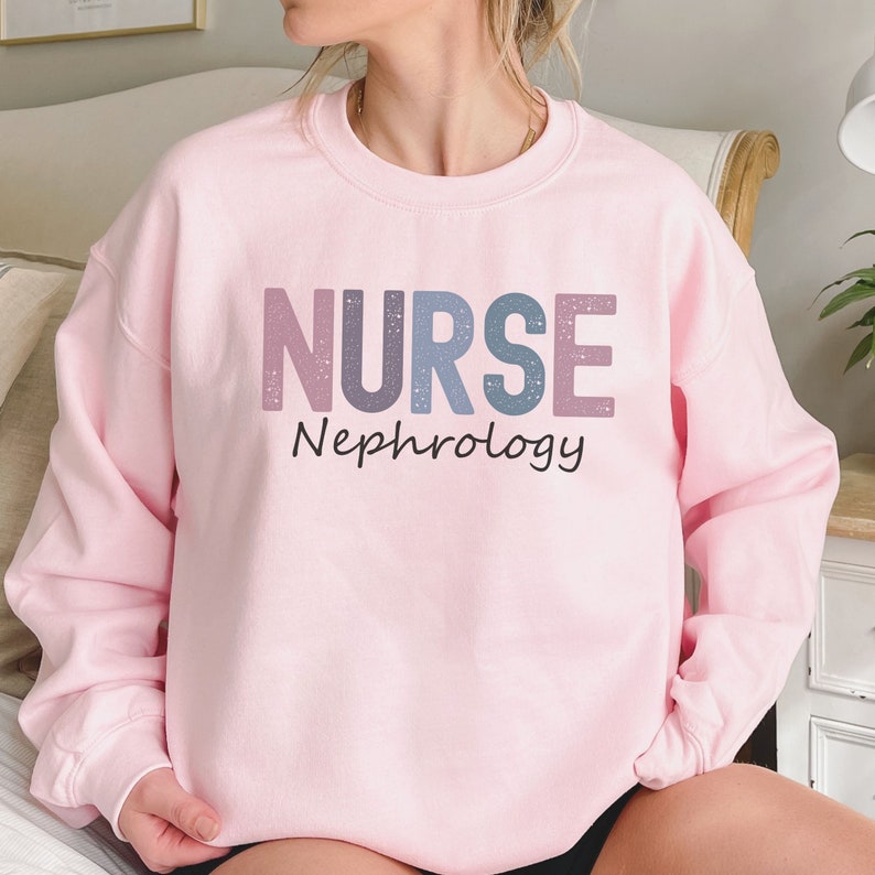 Nephrology Nurse Sweatshirt, Nephrology RN Crewneck Sweater, Nephrology ...