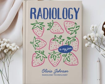 Radiology Gifts Graduation, Personalized Radiologist Gifts, Radiology Student Notebook, Custom Radiology Tech Graduation Gift
