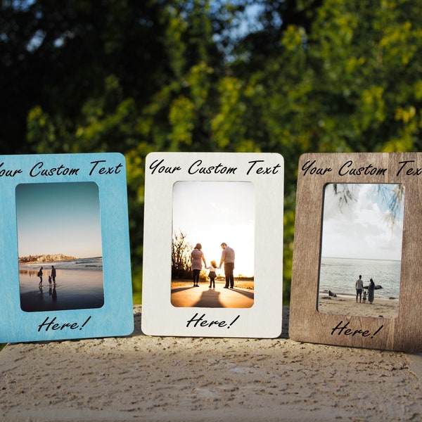 Engraved Wood Picture Frames Etsy