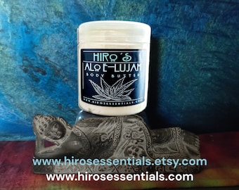 Manteca corporal de 8 oz: hidratante, todos los ingredientes son botánicos. Fragancia personalizable o sin fragancia.