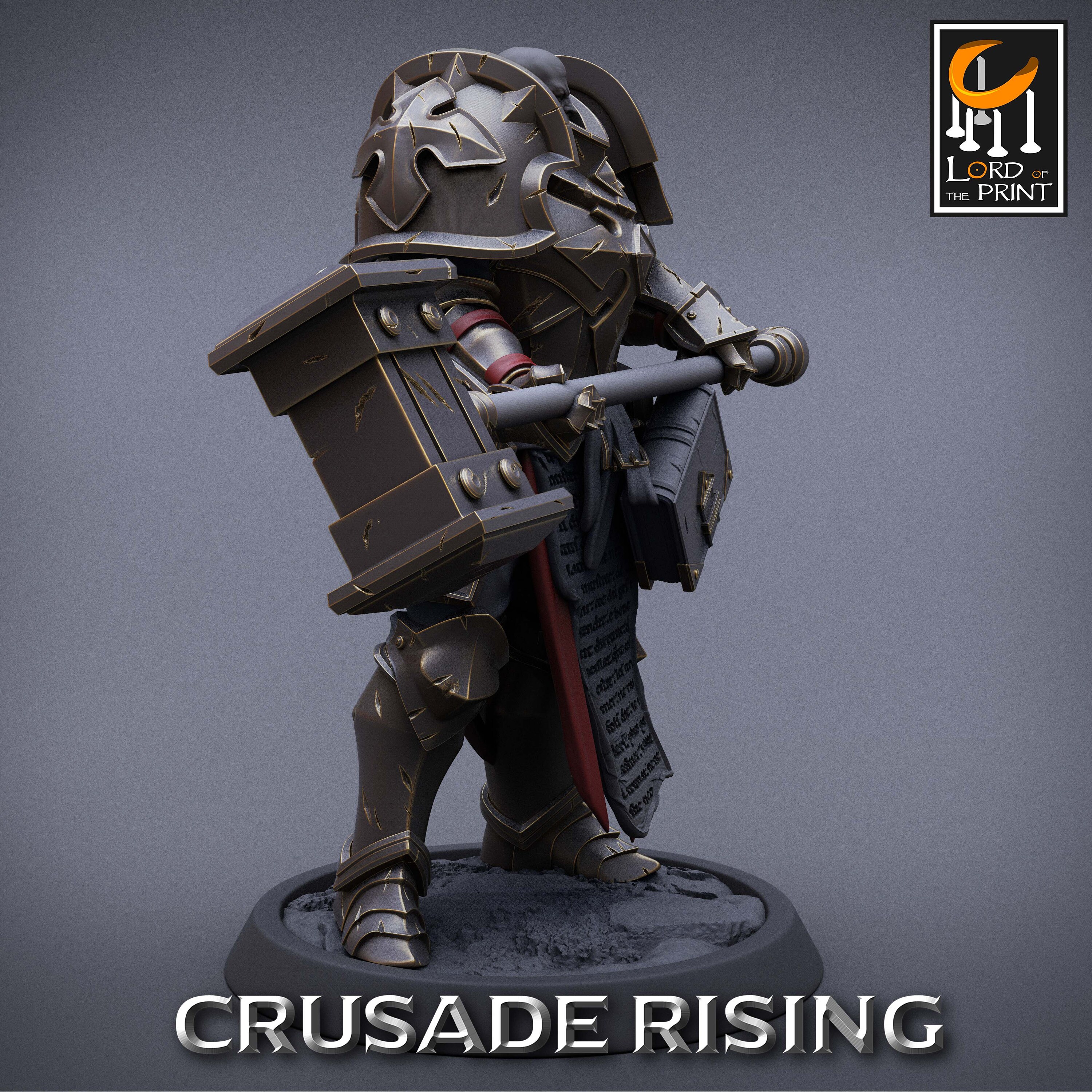 Templar Hammer Wielder Crusade Rising 3D Resin Printed Etsy
