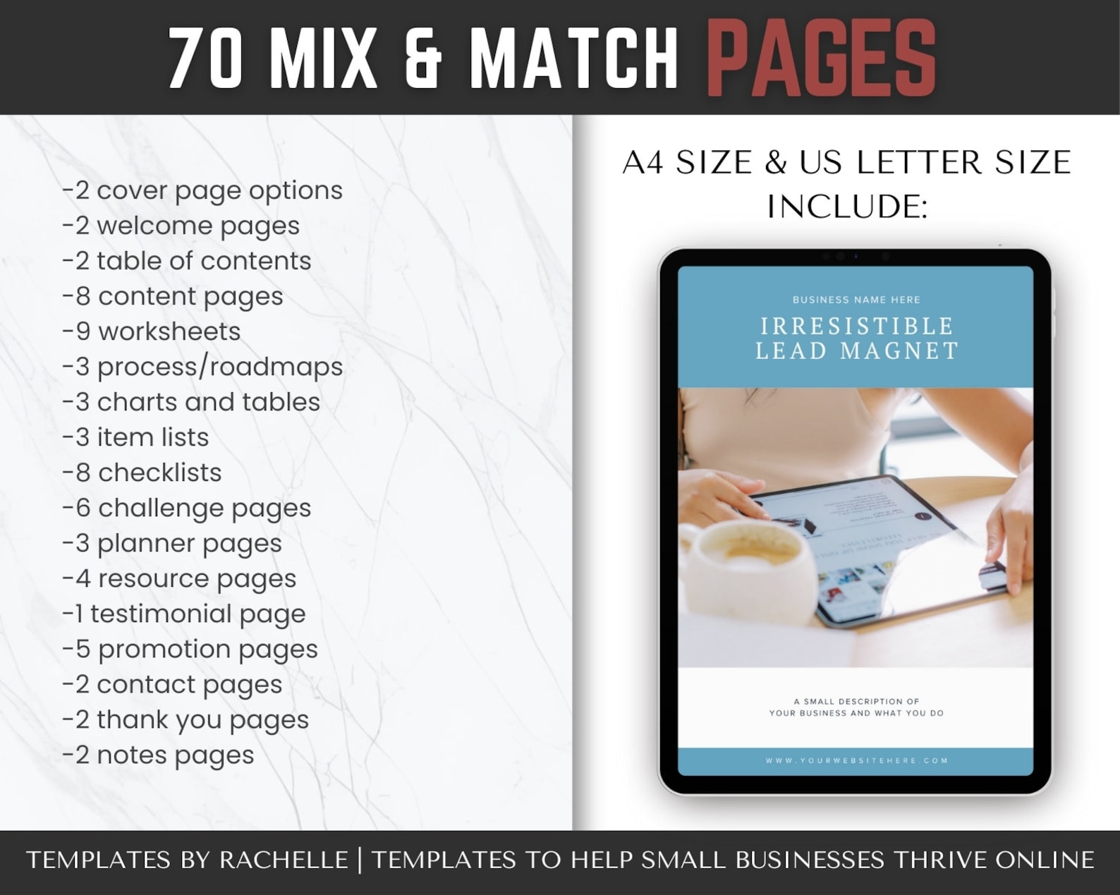 Lead Magnet Template, Canva E-book Template, Workbook, Opt in Freebie ...