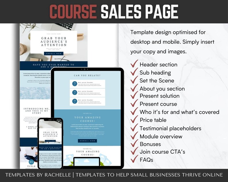 Course Creator Template Bundle, Workbook Template, Course Slidepack ...