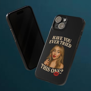 Phone Case, Sabrina Carpenter Inspired Juno Positions Short n Sweet Design, Slim Protective Cover, Gift for Music Lovers, Unique Phone