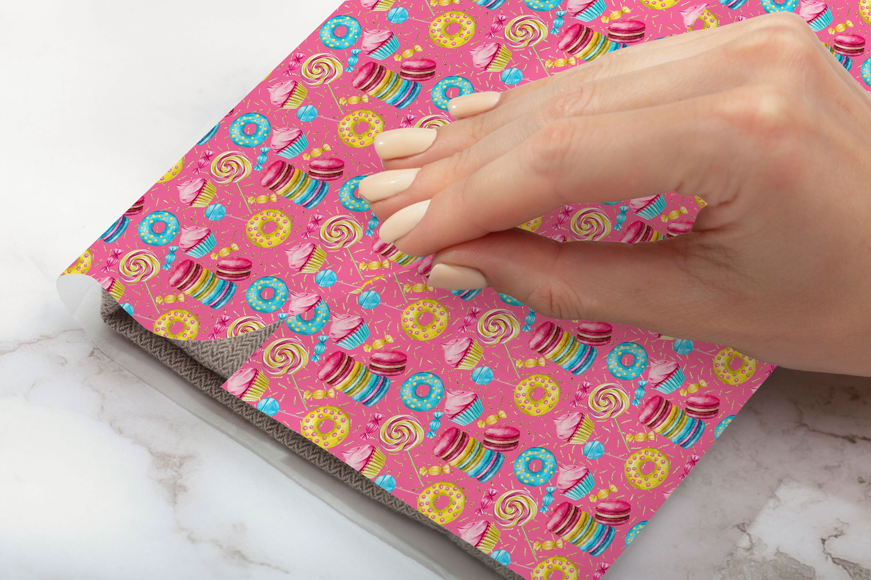 Candyland Wrapping Paper a Cute Candyland Decor for a Girl Etsy