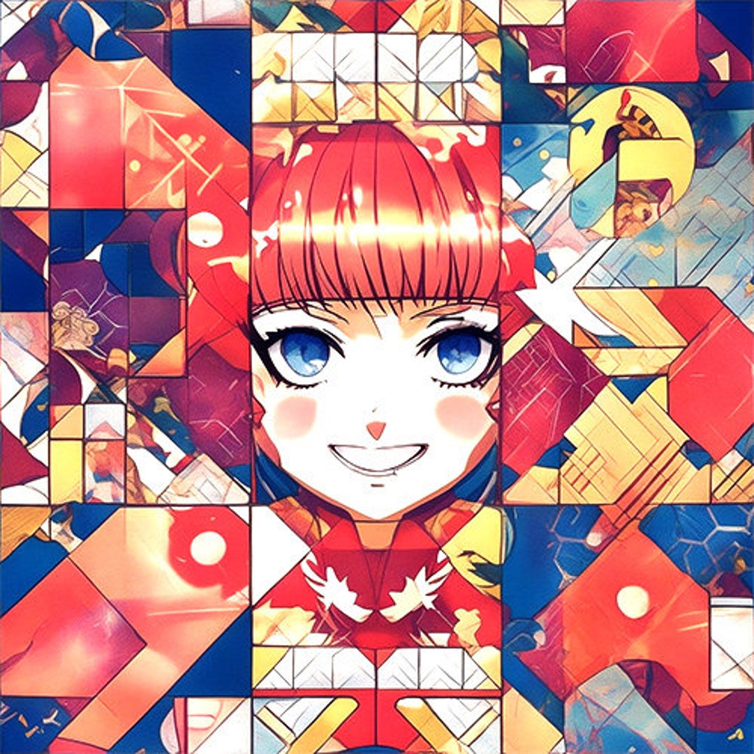 Girl Anime Wrapping Paper Kawaii Wrapping Paper Anime Etsy