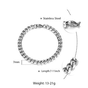Black Leather Rope Men's Bracelet - Stainless Steel Roller Viking Style Jewelry Gift For Men