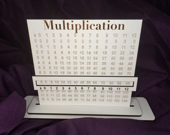 Multiplication Tables w/stand and handheld - SVG ONLY