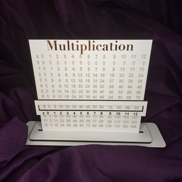 Multiplication Tables w/stand and handheld - SVG ONLY