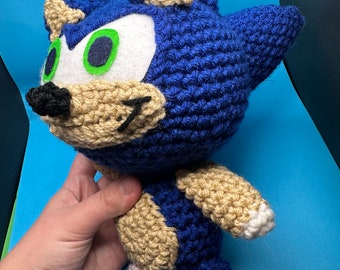 Sonic el erizo de crochet