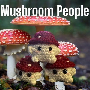 Crochet Mushroom People