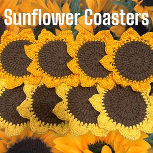 Sunflower Coasters
