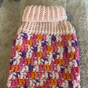 Crocheted Hot Water Bottle Cover Pattern