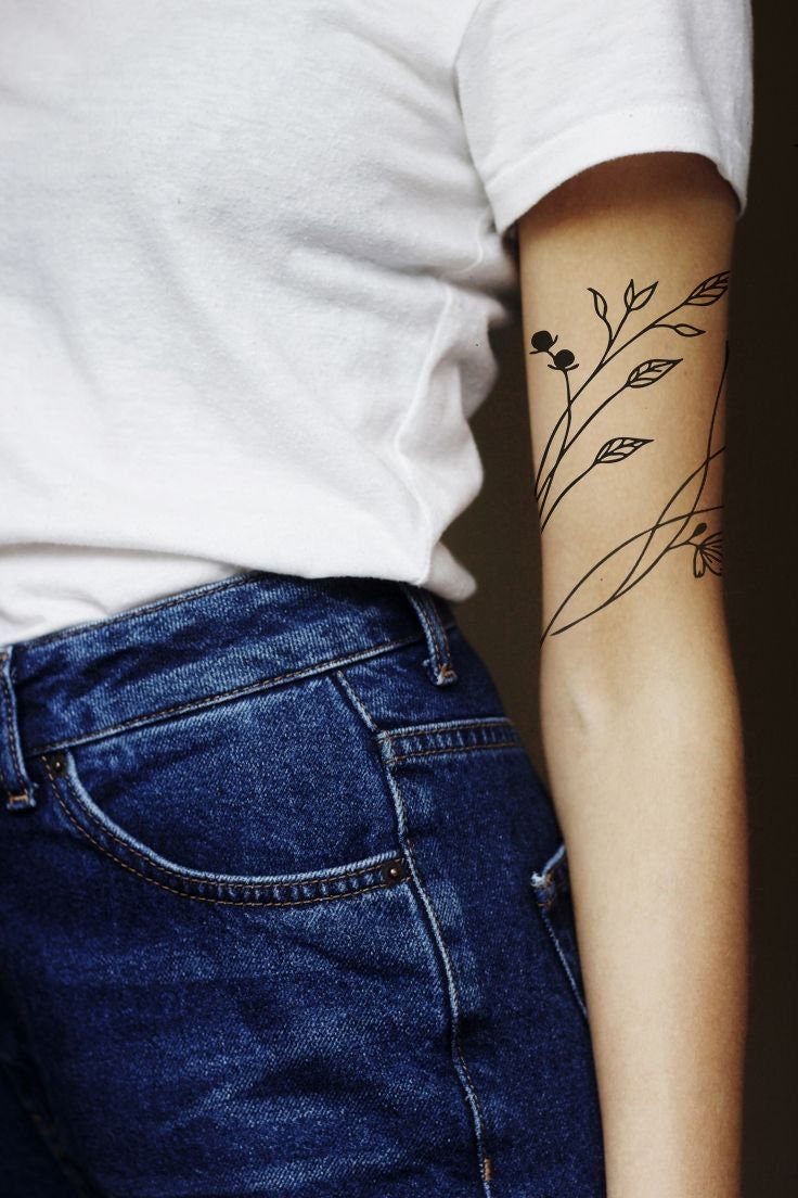  Abstract Sunflower Tattoo